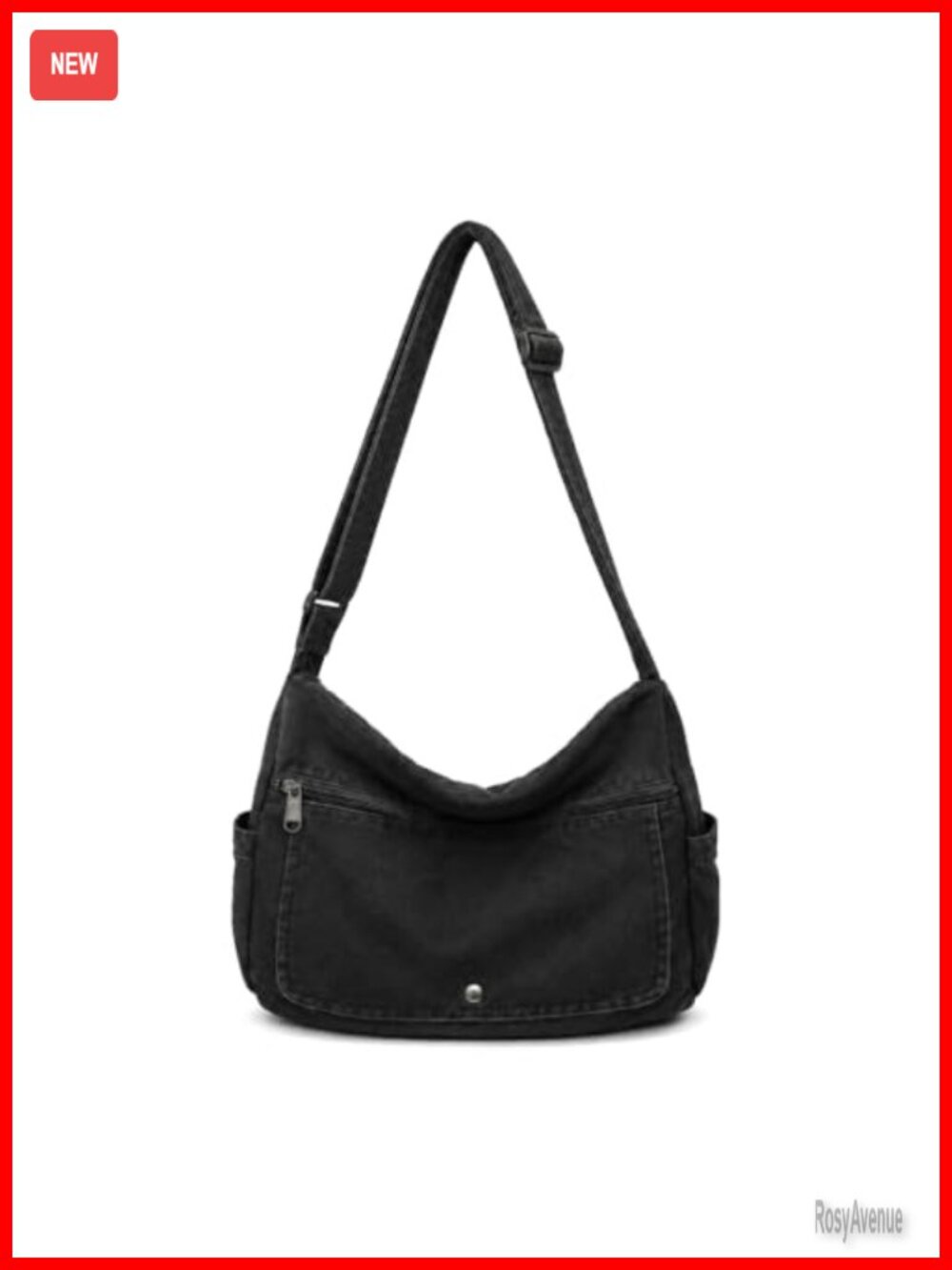 Canvas Multiple Pockets Messenger Bag Satchel Crossbody Hobo Tote Handbag